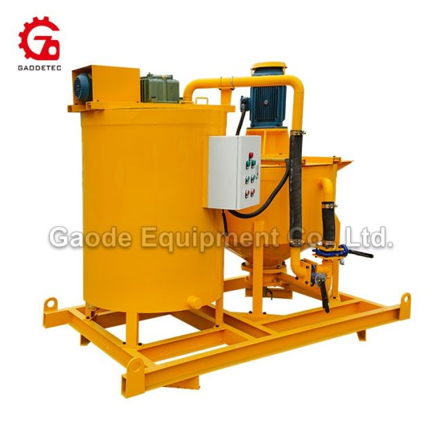 Gaodetec GMA400-700 400L Electric Engine Colloidal Grout Mixer With Agitator